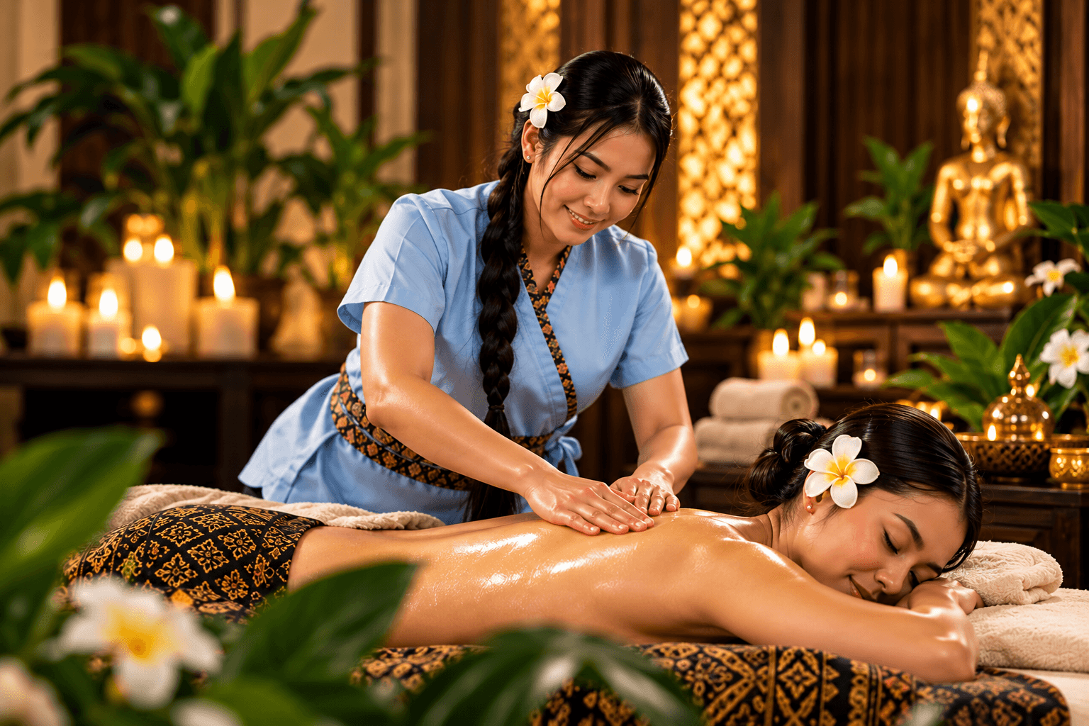 Sabai Smile luxury Thai massage atmosphere